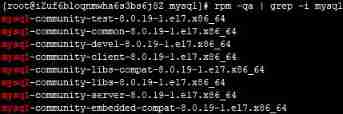 Installation of MySQL 8.0.19 under alicloud lightweight application server linux-centos7