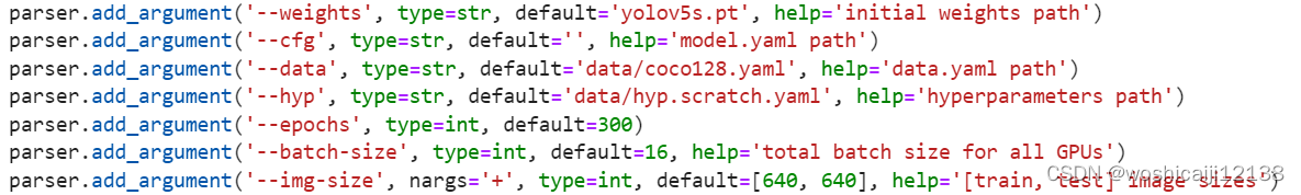 parser = argparse.ArgumentParser()解析