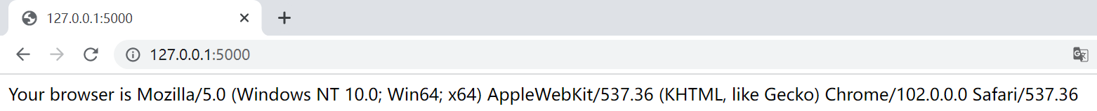Getting started with flask