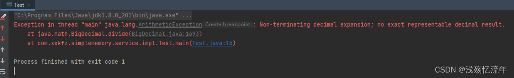 [daily record] - bug encountered during BigDecimal Division