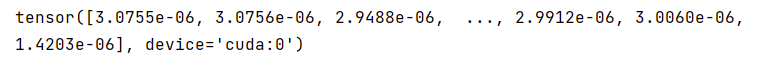 Solution of ellipsis when pytorch outputs tensor (output tensor completely)