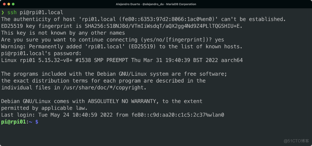  How to go from 0 To 1 structure 32Core Raspberry pie _ Host name _07