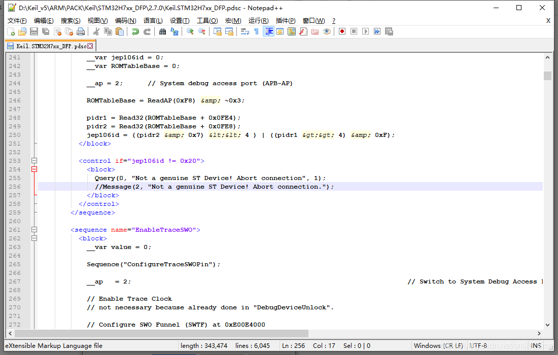 Keil5 “Loading PDSC Debug Description Failed for STMicroelectronics STM32Hxxxxxxx”解决办法