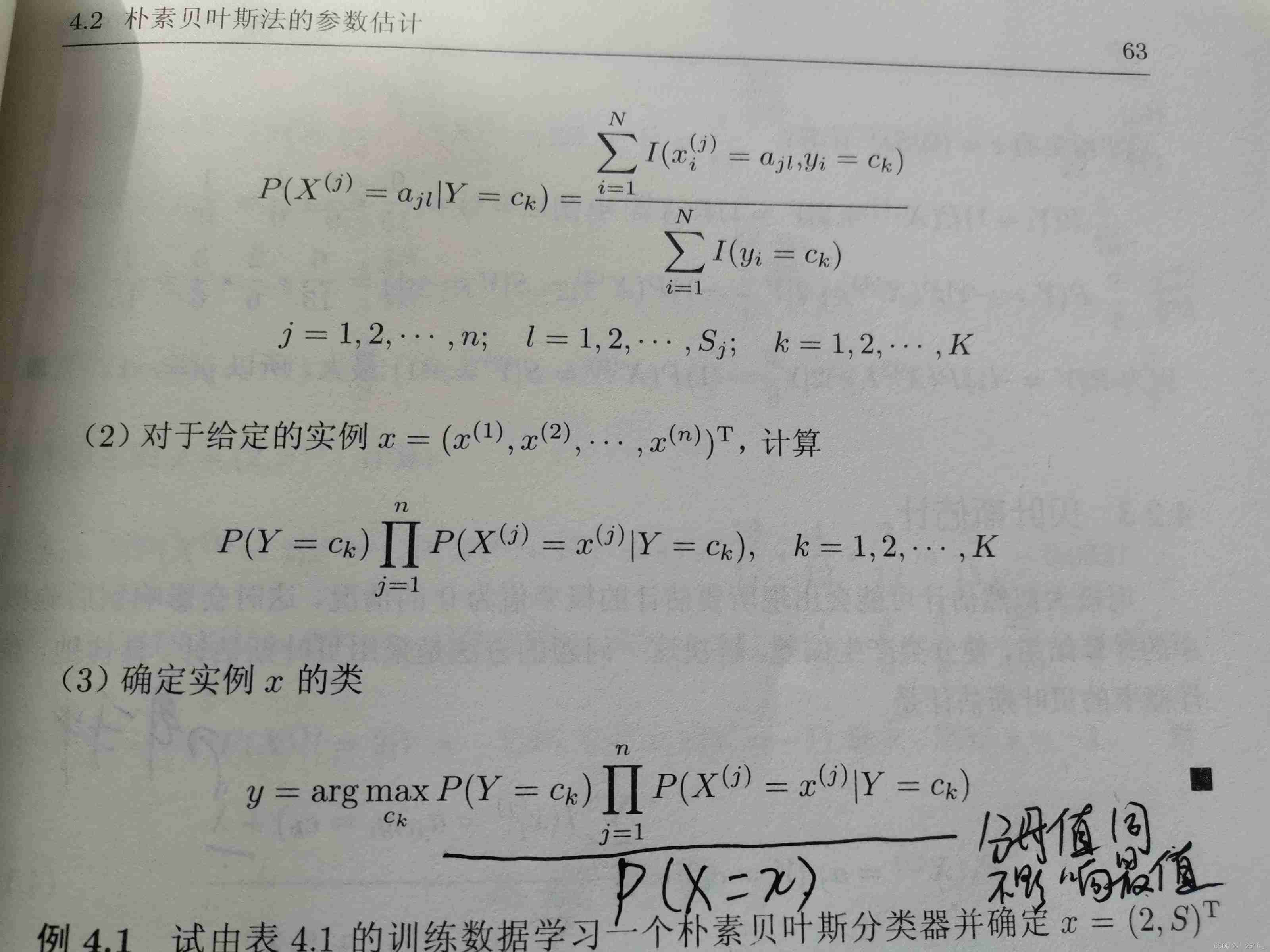 Naive Bayesian theory derivation