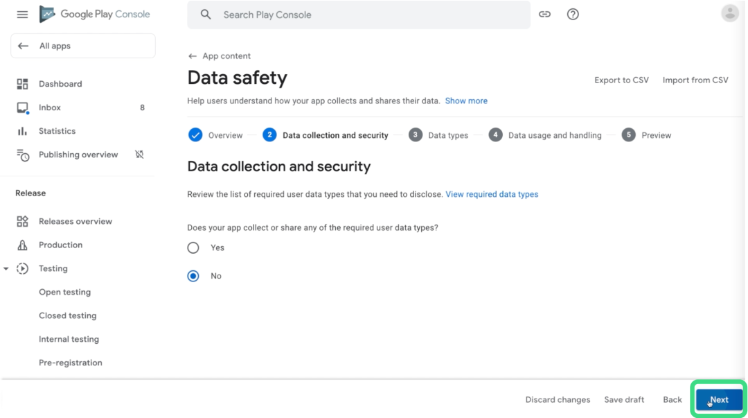 Step by step | help you easily submit Google play data security form