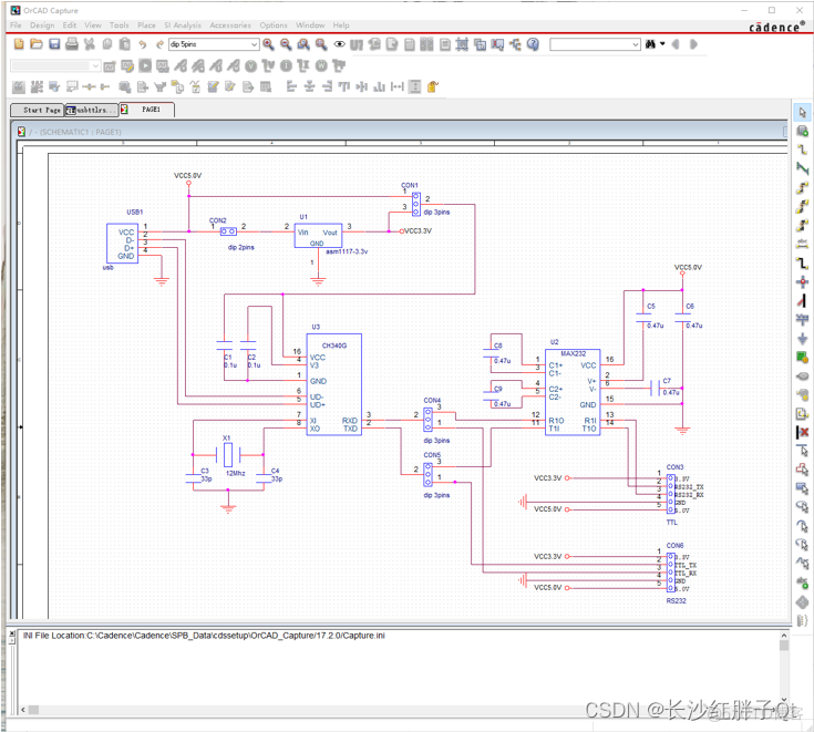  Hardware development notes （ Ten ）: Basic process of hardware development , To make a USB turn RS232 Module （ Nine ）： establish CH340G/MAX232 Packaging Library sop-16 And associate principle graphic devices _ encapsulation _28