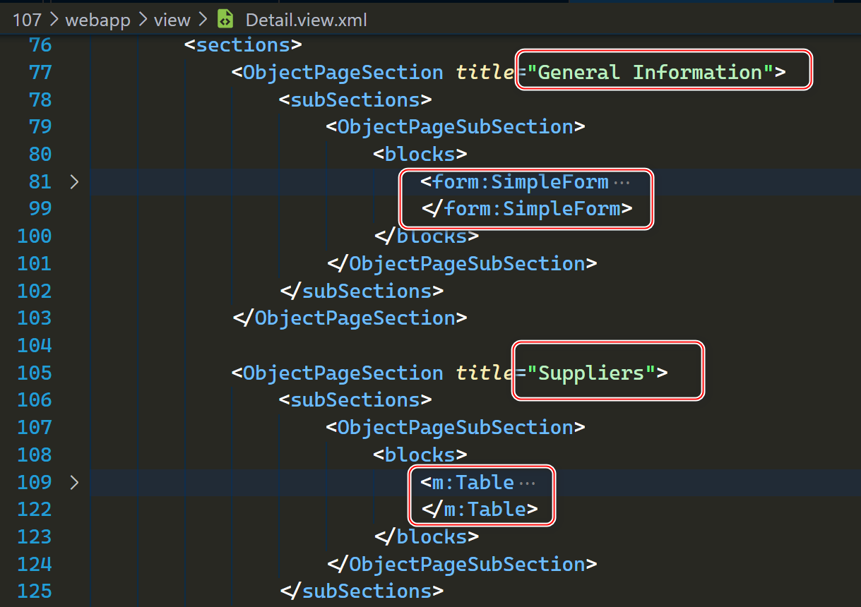 SAP ui5 objectpagelayout control usage sharing