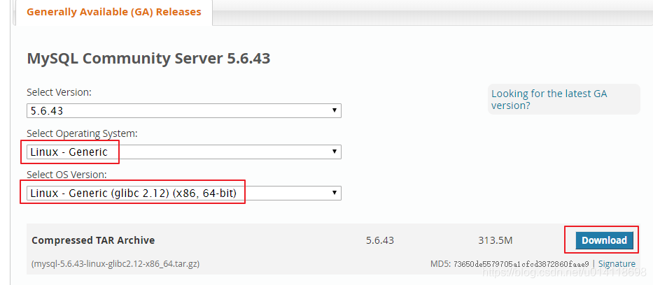 Install MySQL under Linux (centos7)