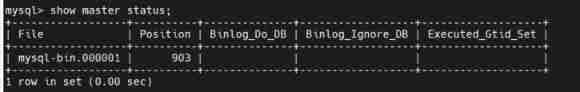 Mysql database master-slave cluster construction