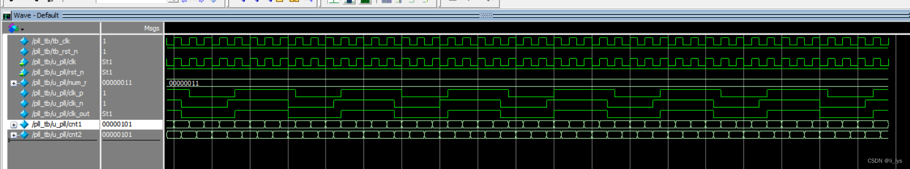 [FPGA] design and implementation of frequency division and doubling based on FPGA