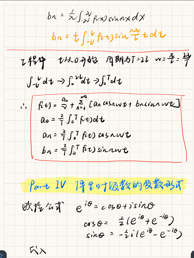 傅里叶级数与傅里叶变换学习