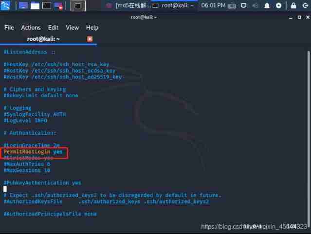 Kali SSH Remote Login