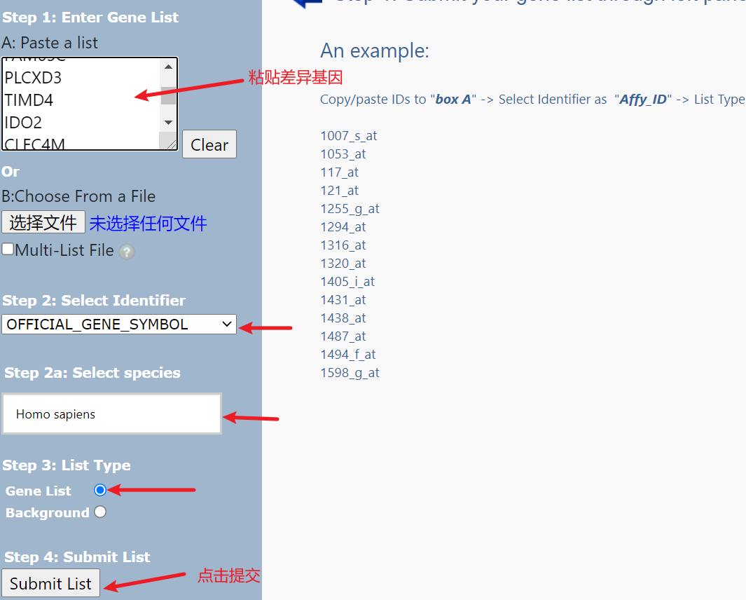 GEO data mining （ 3、 ... and ） Use DAVID Database processing GO、KEGG Enrichment analysis - The first 3 Zhang 