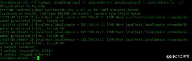 tcpdump Common options for commands ： 3、 ... and _linux_10