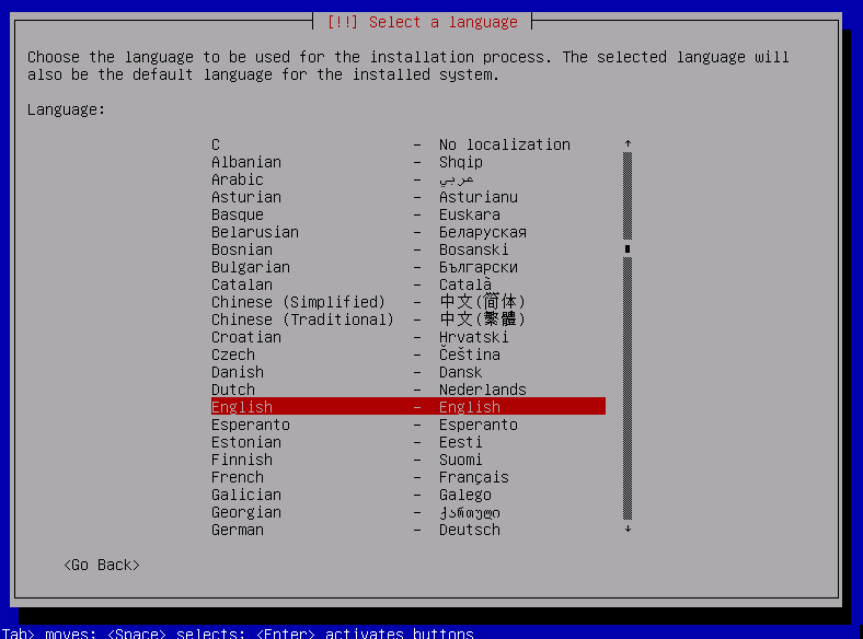 Minimized installation of debian11