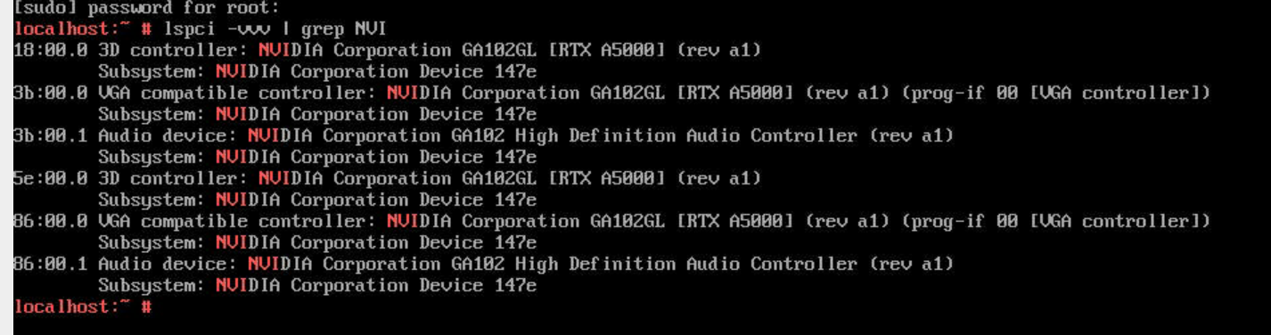 A5000 vgpu display mode switching