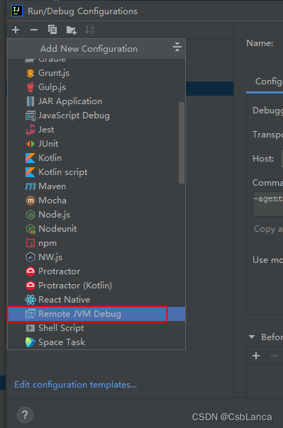 Check the debug port information in rancher and do idea remote JVM debug