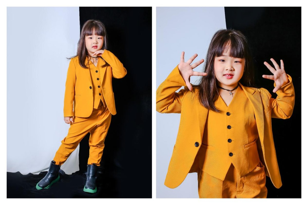 Playful girl wangyixuan was invited to serve as the Promotion Ambassador for the global finals of the sixth season perfect children's model
