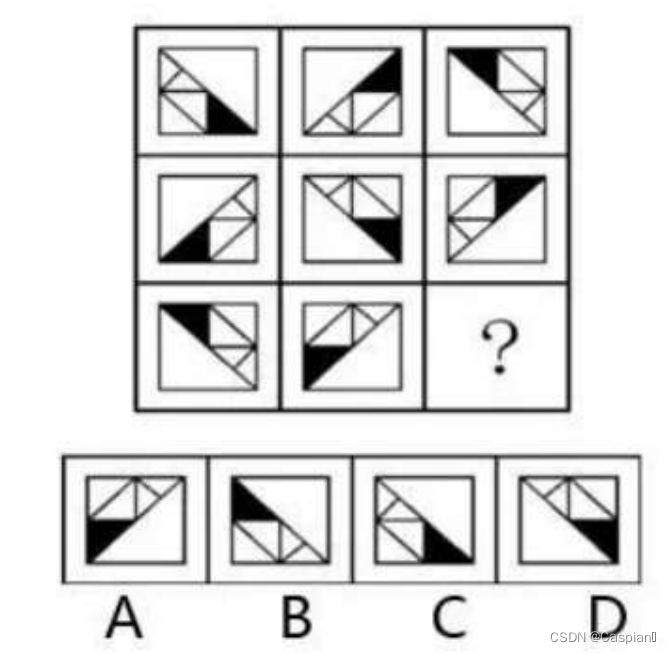 Line test - graphic reasoning - 6 - similar graphic classes