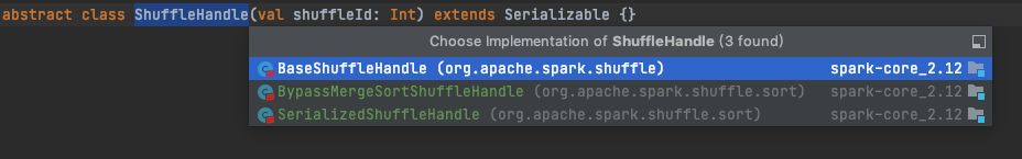 Spark ShuffleManager