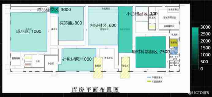  Shopping mall partition 、 Warehouse plane 、 House type display , Custom maps can also be played like this ！_ Data binding _07