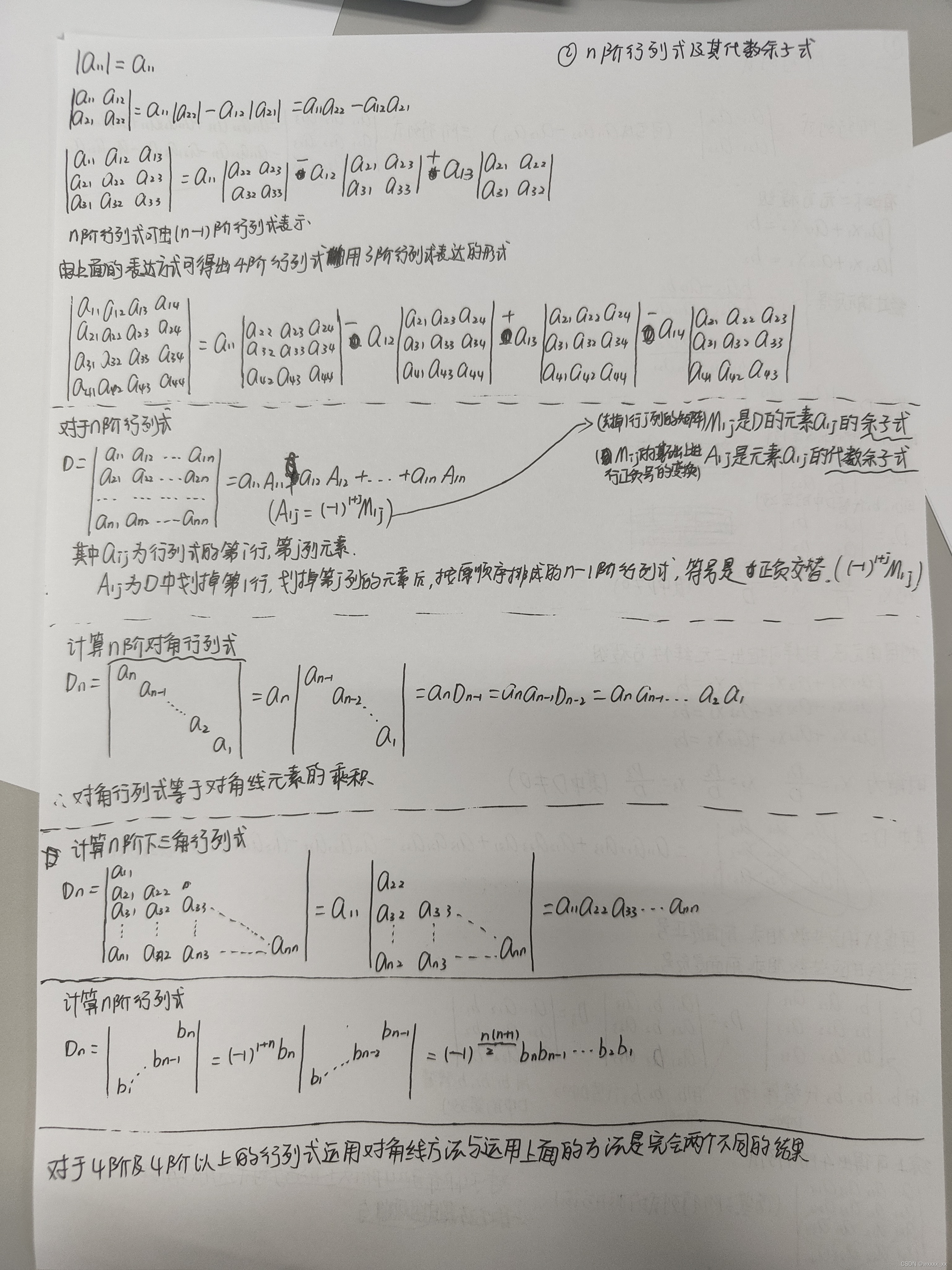 Linear algebra (1)