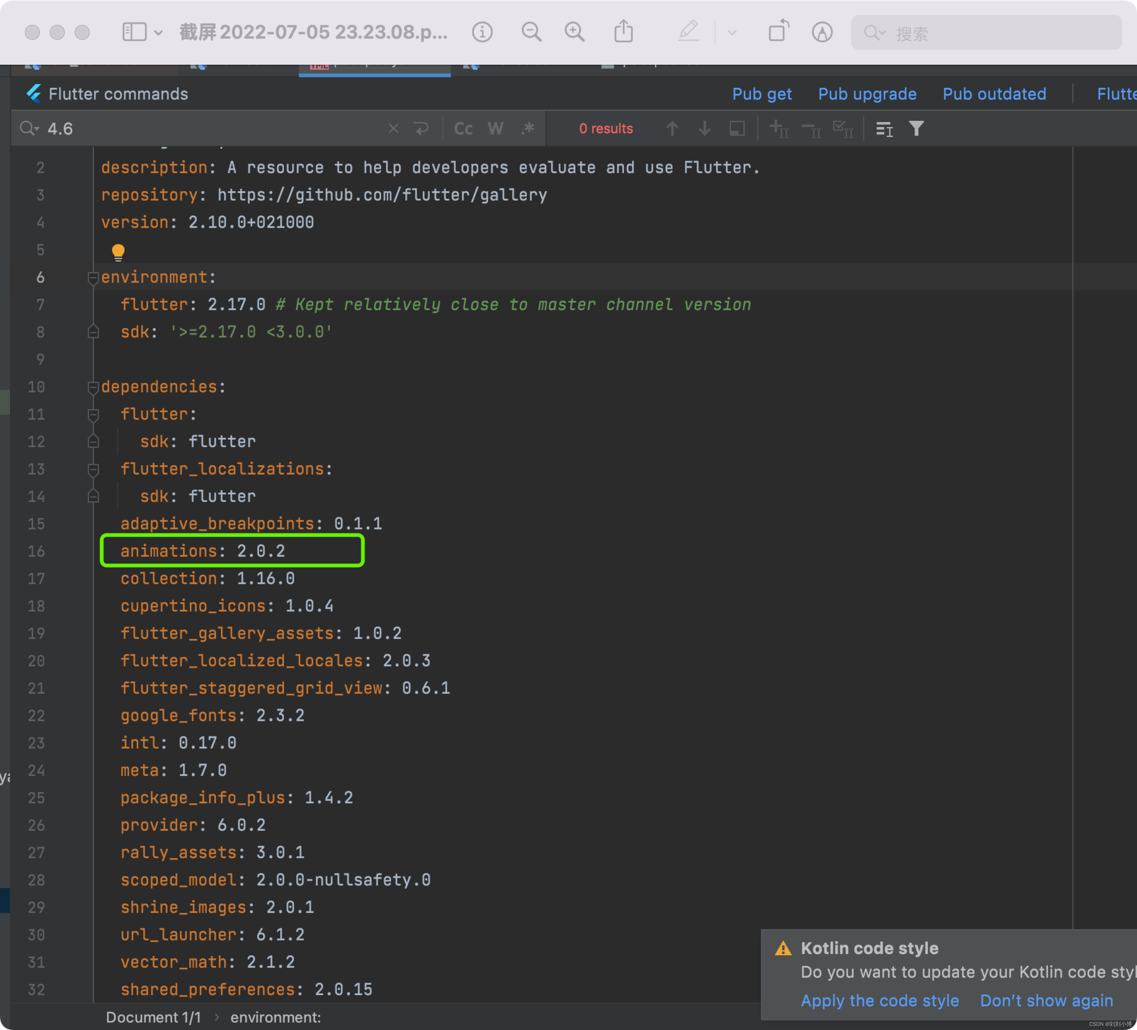 Operand of null-aware operation ‘!‘ has type ‘SchedulerBinding‘ which excludes null.