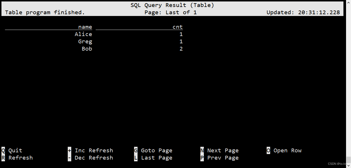 1.19.11.SQL client 、 start-up SQL client 、 perform SQL Inquire about 、 Environment profile 、 Restart strategy 、 Custom function （User-defined Functions）、 constructors parameters - The first 4 Zhang 