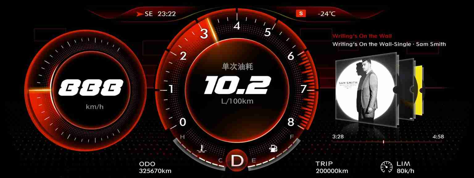 Hmi-32- [motion mode] add light panel and basic information column