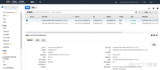 Fortinet产品导入AWS AMI操作文档_AWS_11