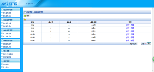 基于B/S的医院管理住院系统的研究与实现（附：源码 论文 sql文件）