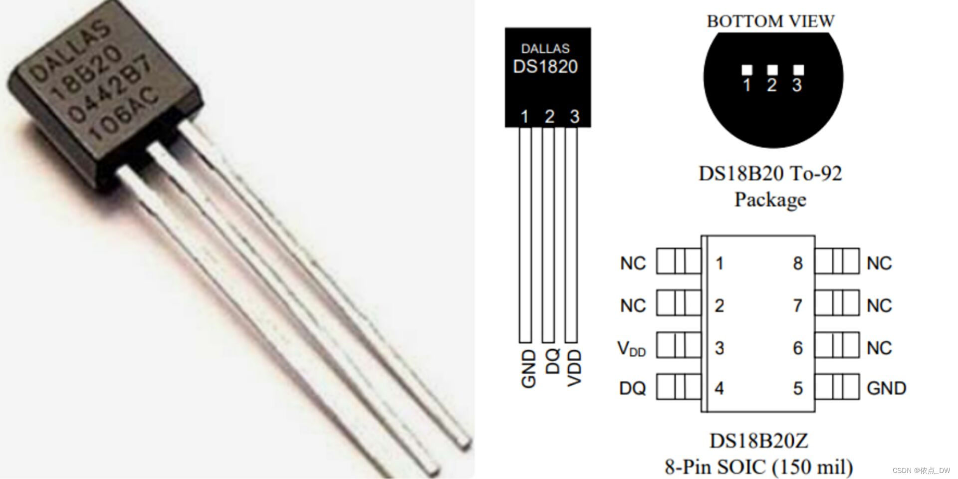 16.[STM32]从原理开始带你了解DS18B20温度传感器-四位数码管显示温度