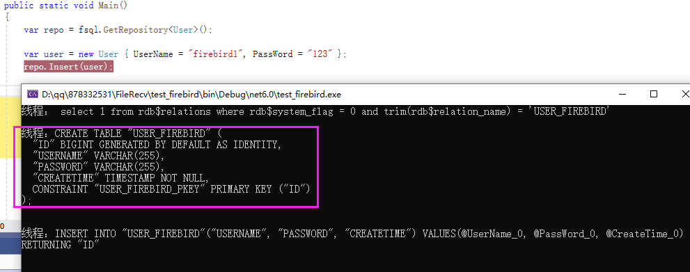 [开源] .Net ORM 访问 Firebird 数据库