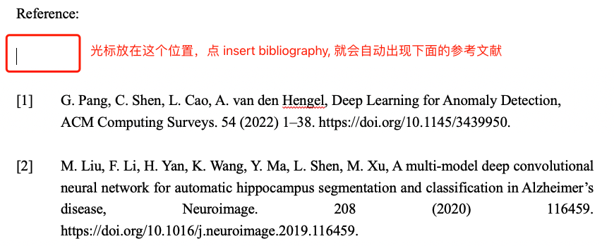 Mendeley--免费的文献管理工具，给论文自动插入参考文献