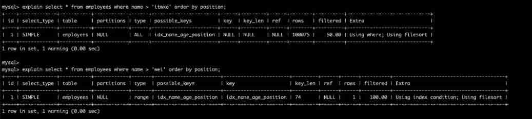 Trace tool for MySQL further implementation plan