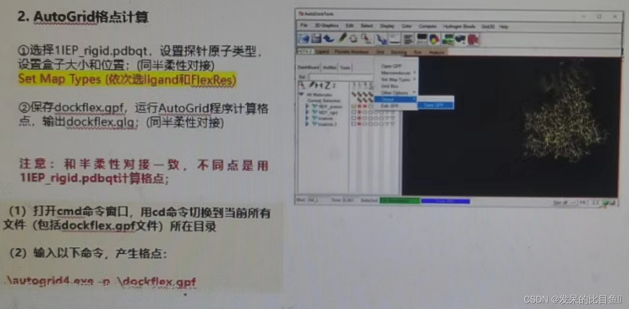 CADD course learning (7) -- Simulation of target and small molecule interaction (flexible docking autodock)