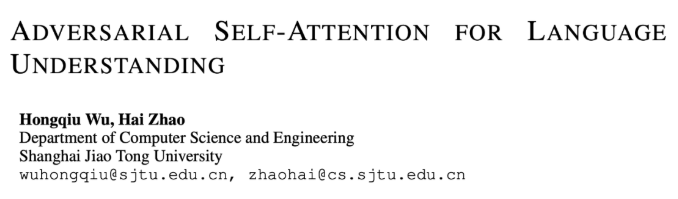 ICLR 2022 | pre training language model based on anti self attention mechanism