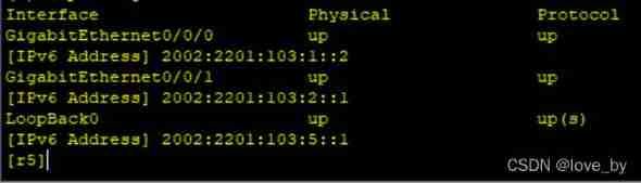 IPv6 comprehensive experiment