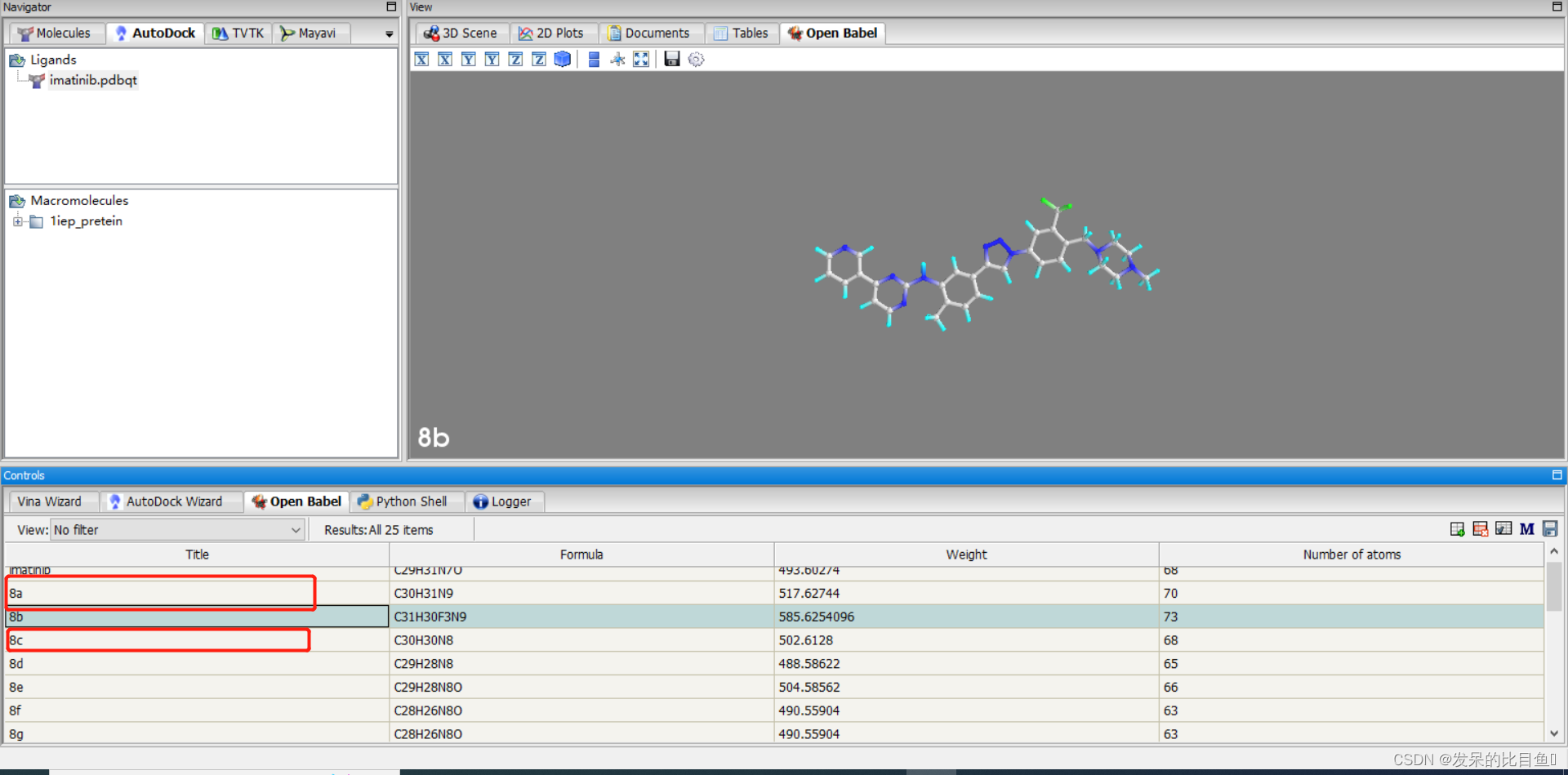 CADD course learning (8) -- virtual screening of Compound Library