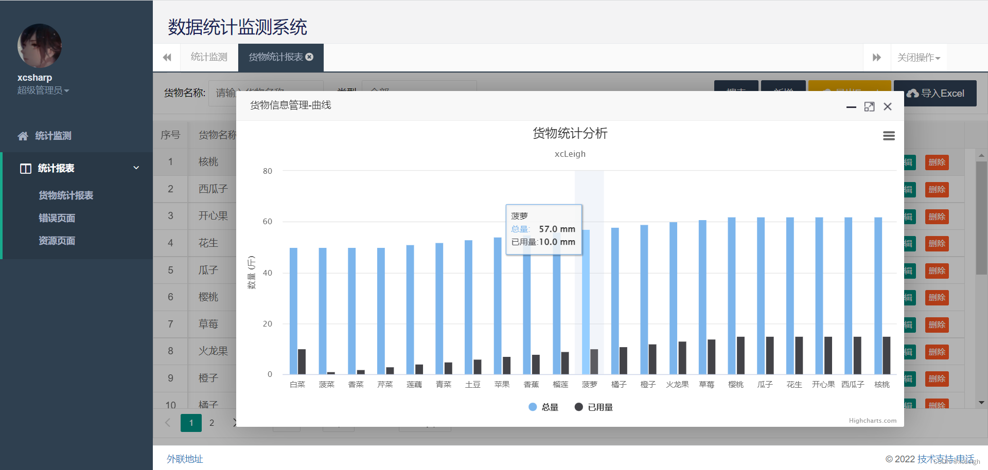 【博主推荐】C＃MVC列表实现增删改查导入导出曲线功能(附源码)