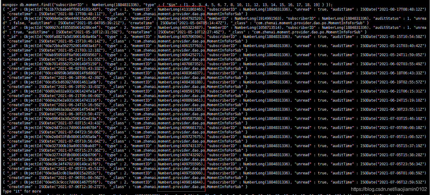 Mongodb查询分析器解析