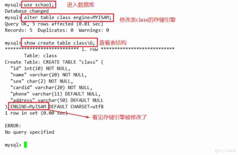  database ——MySQL Storage engine ( Deadlock )_ Field _04