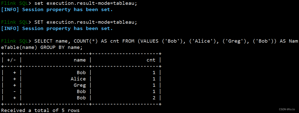 1.19.11.SQL client 、 start-up SQL client 、 perform SQL Inquire about 、 Environment profile 、 Restart strategy 、 Custom function （User-defined Functions）、 constructors parameters - The first 6 Zhang 