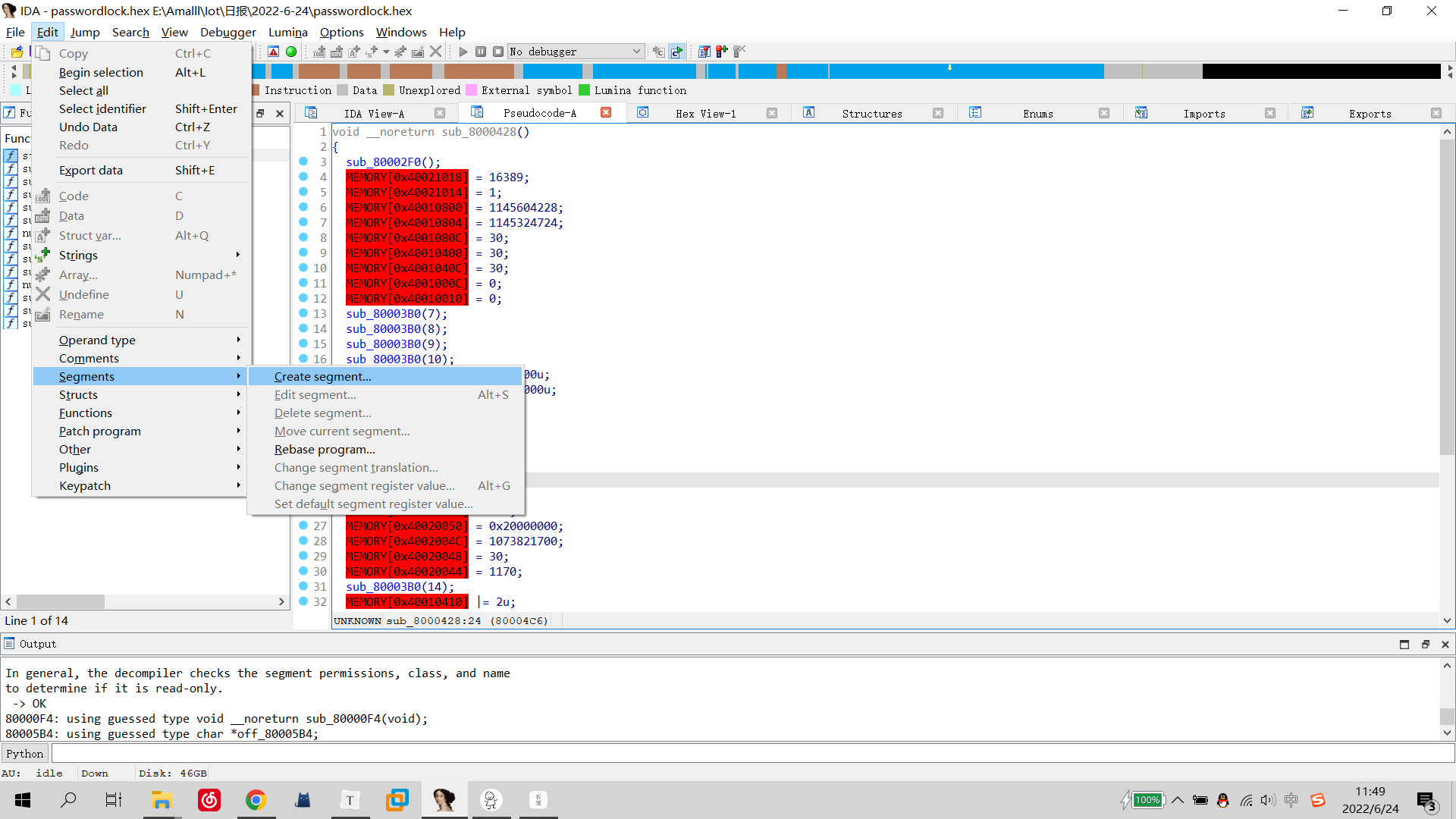 CTF competition problem solution STM32 reverse introduction