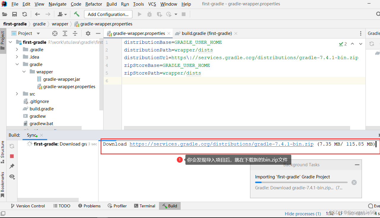 Gradle knowledge generalization