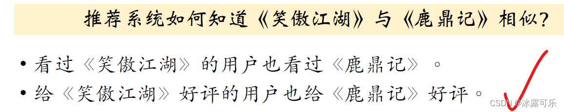 一文看懂推荐系统：召回01：基于物品的协同过滤（ItemCF），item-based Collaboration Filter的核心思想与推荐过程