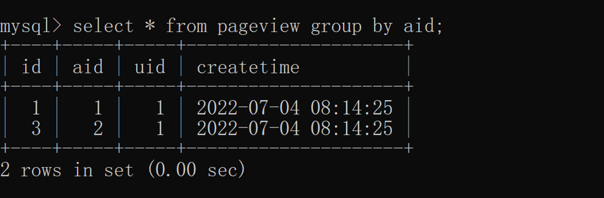 Interview assault 63: how to remove duplication in MySQL?