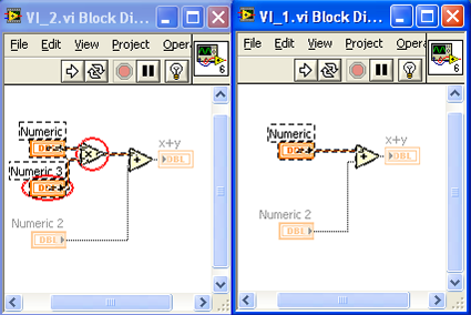 Compare two vis in LabVIEW