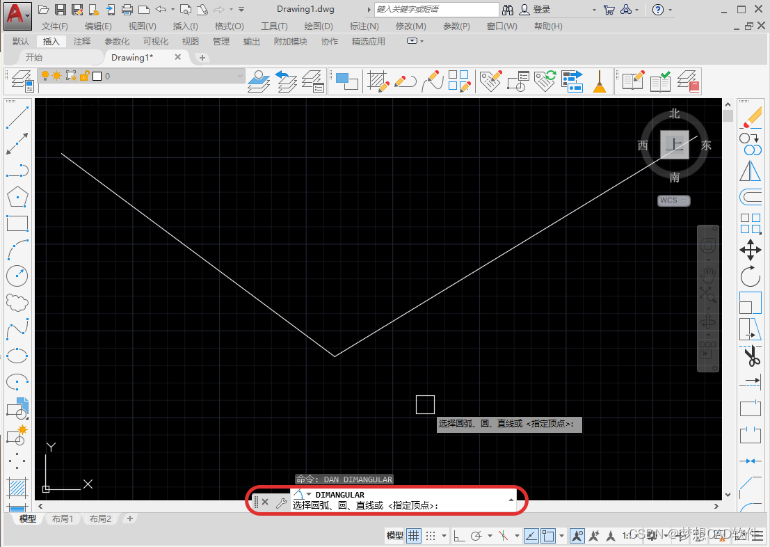 AUTOCAD——大于180度的角度标注