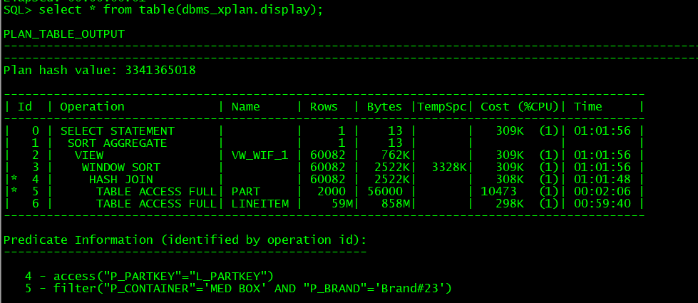 2022-08-03 oracle执行慢SQL-Q17对比